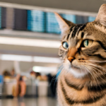 chat dans aéroport